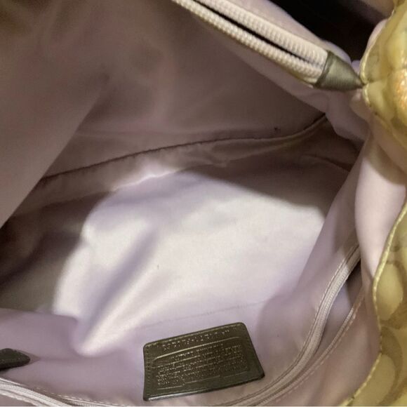 Coach Ashley Signature Handbag Purse Sateen Bag 3-Color Metallic B1271-F20263 - Picture 12 of 14